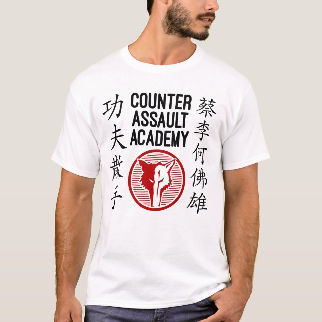 Camiseta Counter Assault Academy Kung Fu San Soo (Frente)