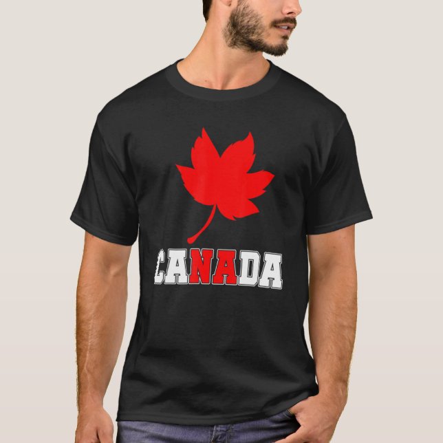 Camiseta Country Canadian Maple Leaf Canada (Frente)