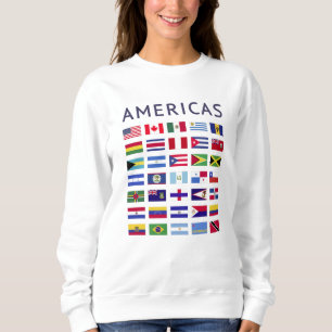 Camiseta Country Flags Americas National Flags America
