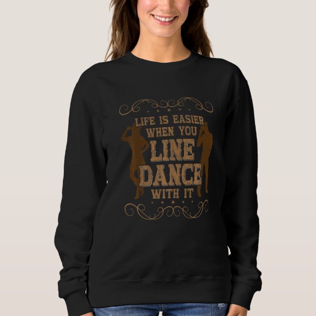 Camiseta Country Line Dance Apperal for Woman Cowgirl Lined (Frente)