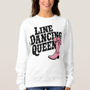 Camiseta Country Line Dancing Queen Cowgirl Boots Western