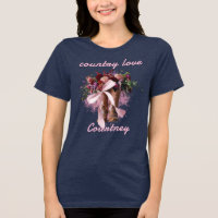 Country Love Cowgirl Boots Flores Selvagens
