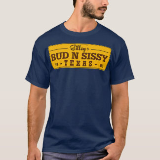 Camiseta Country Love Gilleys Bud N Sissy Texas Cowboy Gift