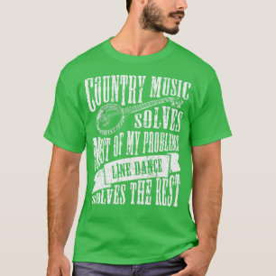 Camiseta Country Music Line Dance Western Dance