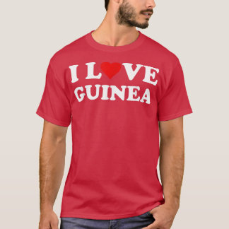 Camiseta Country Viagem Souvenir I Love Guiné