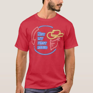 Camiseta Country Western Cowboy Não Meu Primeiro Rodeo Sarc