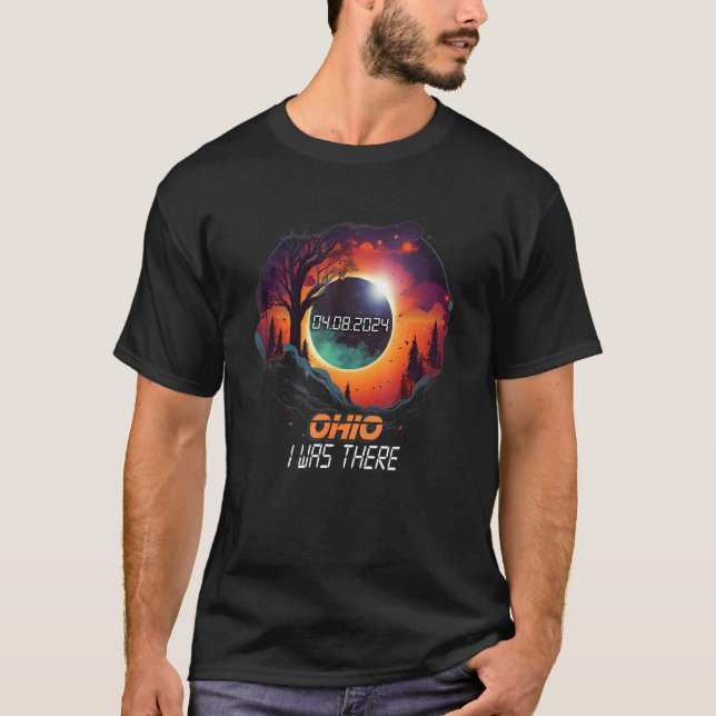 Camiseta Countryside Total Solar Eclipse 2024 Ohio (Frente)
