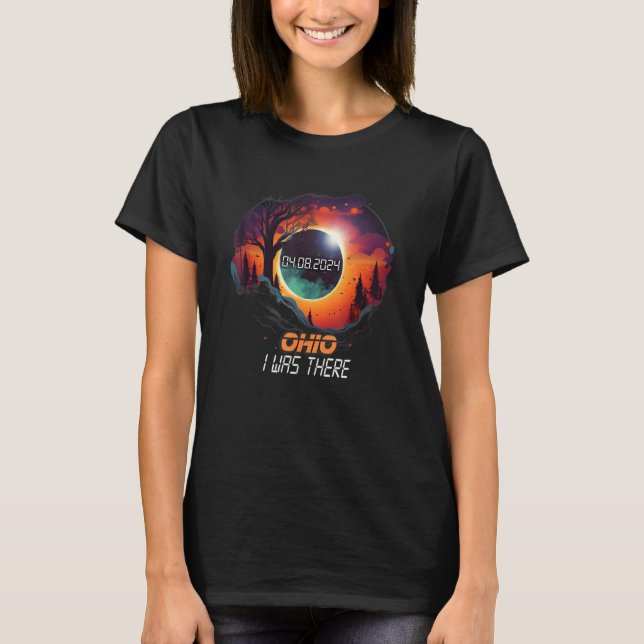 Camiseta Countryside Total Solar Eclipse 2024 Ohio (Frente)