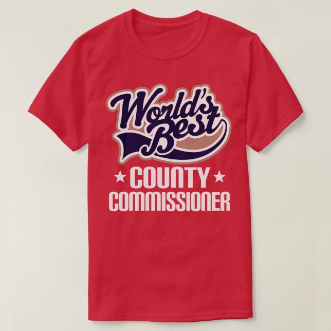Camiseta County Comissário (Frente do Design)