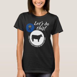 Camiseta County Fair Livcabeças Market Steer Dark