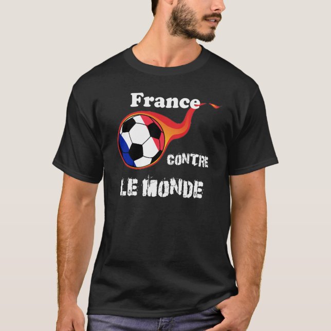 Camiseta Coupe du Monde - França vs Le Monde (Frente)