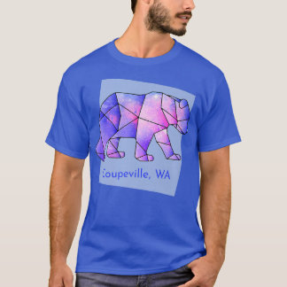 Camiseta Coupeville WA Galaxy Bear Abstract Geometrical Ani