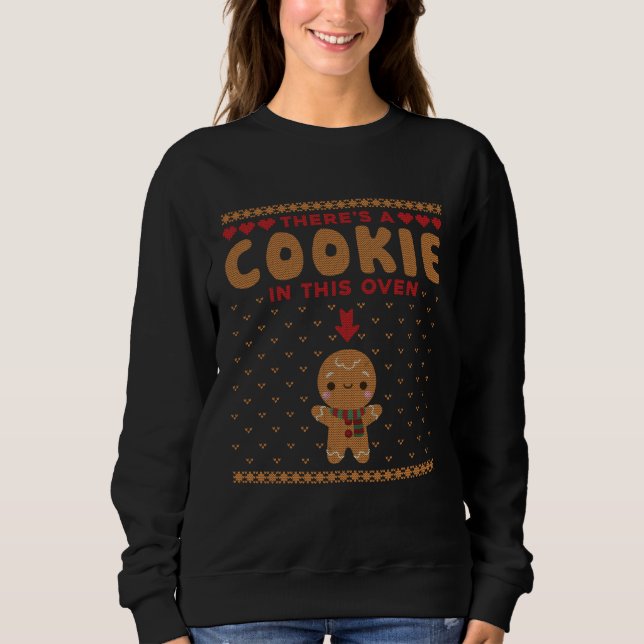 Camiseta Couple Cookies In The Oven Ugly Christmas Matching (Frente)