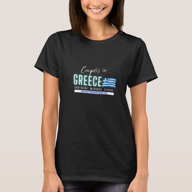 Camiseta Couples In Greece (Frente)
