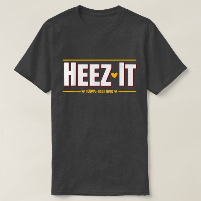 Camiseta Couples Sheez-It Heez-It Matching Couple Valentine (Frente do Design)