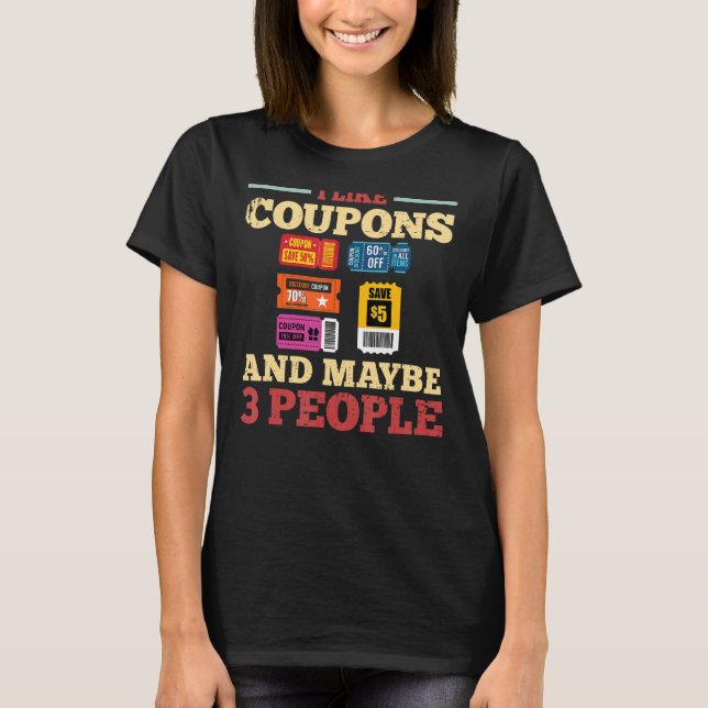 Camiseta Coupon Couponder Beginner Codes Organizer Couponer (Frente)