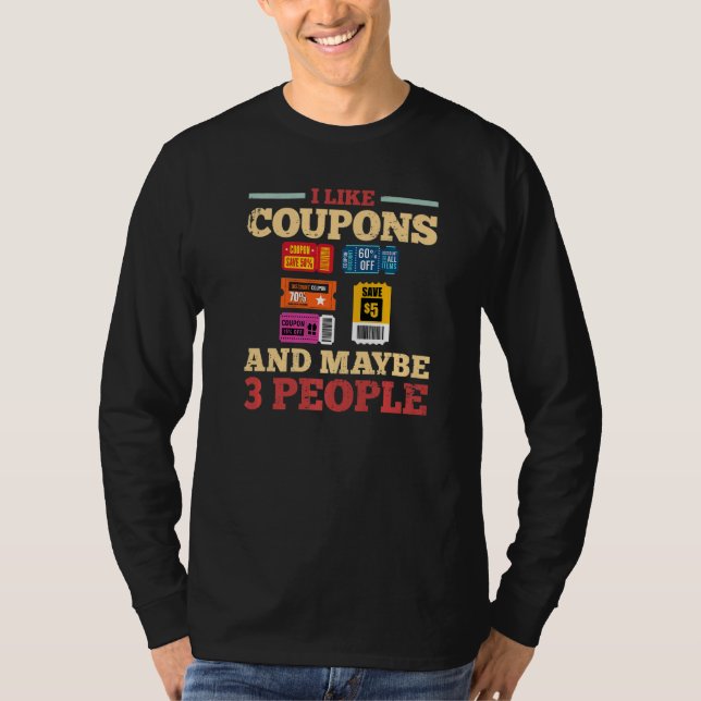Camiseta Coupon Couponder Beginner Codes Organizer Couponer (Frente)