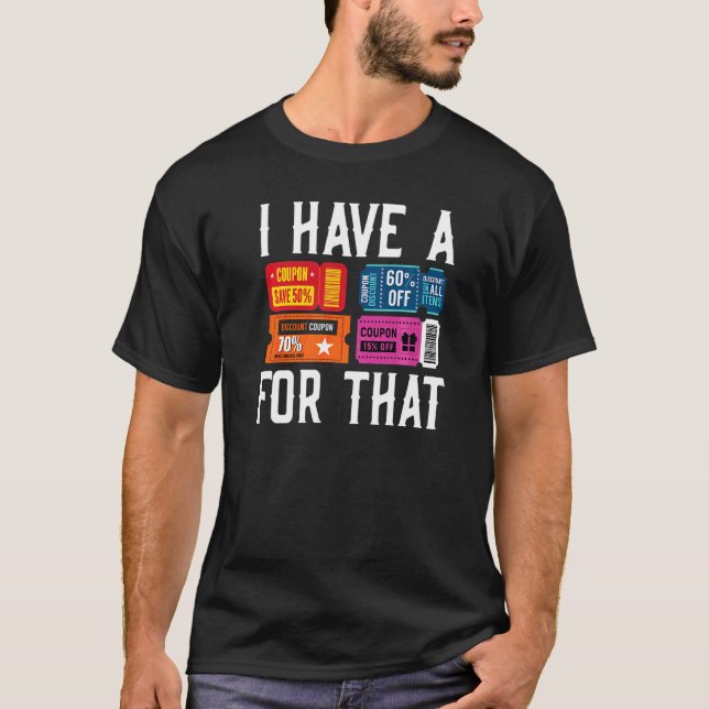 Camiseta Coupon Couponder Beginner Codes Organizer Couponer (Frente)