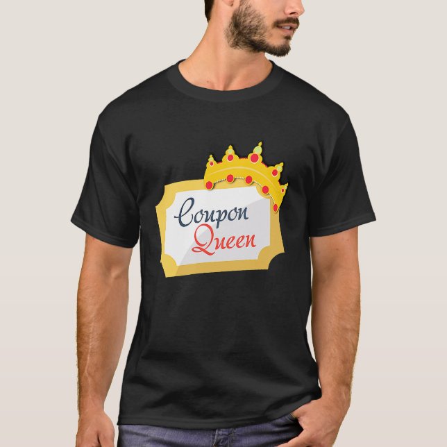 Camiseta Coupon Queen a Comprar Couponer B (Frente)