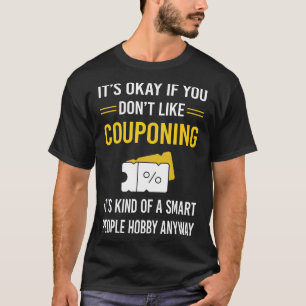 Camiseta Coupons de Cupom de Coupon do Smart Pessoas