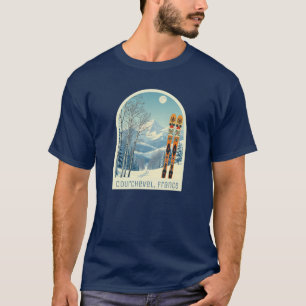 Camiseta Courchevel França vestuário de esqui
