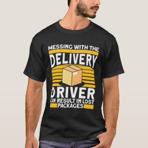 Camiseta Courier de driver de entrega