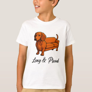 Camiseta Couro De Cachorro Longo E Orgulhoso