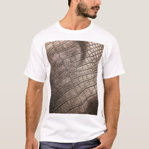 Camiseta Couro Elegante Fechado: Padrão Texturizado