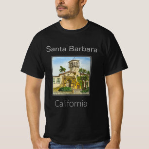 Camiseta Courthouse, Papais noeis Barbara, Califórnia