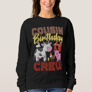 Camiseta Cousin Birthday Creative Animal Festa de aniversár