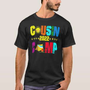 Camiseta Cousin Camp 2022 Cousin Tribe Vacation 5