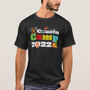 Camiseta Cousin Camp 2022 Tribe Legal Tribe Vacation Reunio