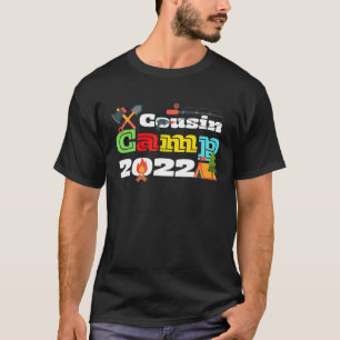 Camiseta Cousin Camp 2022 Tribe Legal Tribe Vacation Reunio
