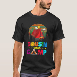 Camiseta Cousin Camp 2022 Tribe Vacation Reunion Crew Campi