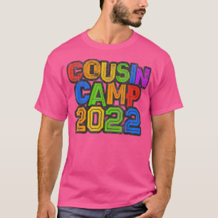 Camiseta COUSIN CAMP 2022 Vovó Vovô Sleepaway Sign Au