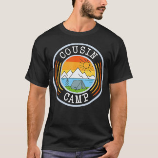 Camiseta Cousin Camp Camper Camping Crew Campfire Summer Va