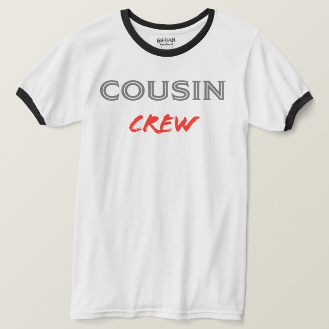 Camiseta Cousin Crew (Frente do Design)