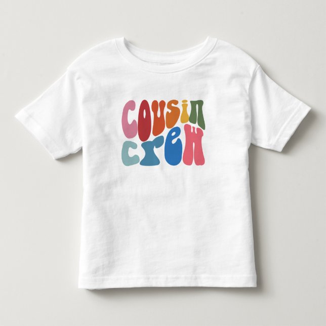 Camiseta Cousin Crew. (Frente)