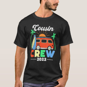 Camiseta Cousin Crew 2022 Summer Vacation Beach Matching Fa