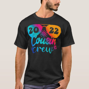Camiseta Cousin Crew 2022 Summer Vacation Beach Matching Fa