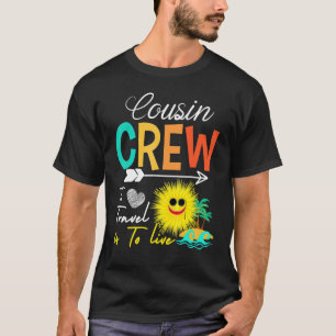 Camiseta Cousin Crew 2023 Family Friends Trip Summer Vacati