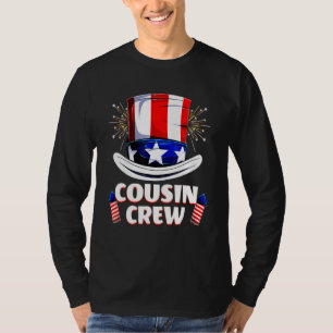Camiseta Cousin Crew 4 de julho Família Patriótica American