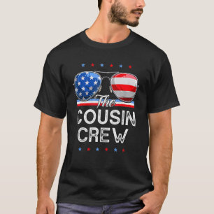 Camiseta Cousin Crew 4 de julho Família Patriótica American