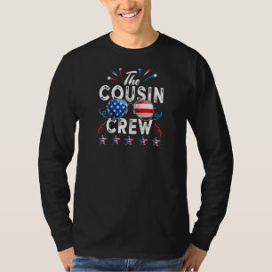 Camiseta Cousin Crew 4 de julho Família Patriótica American