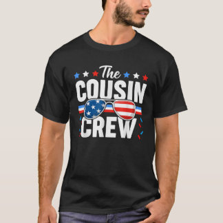 Camiseta Cousin Crew 4th of July Patriotic American Family 