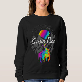 Camiseta Cousin Crew acampando ao ar livre da Caça Cósmica