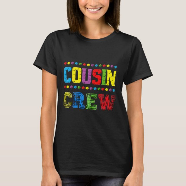 Camiseta Cousin Crew Building Blocks Master Builder Brick T (Frente)