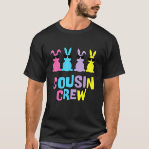 Camiseta Cousin Crew Bunnies Páscoa Correspondente Rabino C