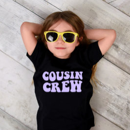 Camiseta Cousin Crew | Crianças Unisex Da Família Mauve Mat