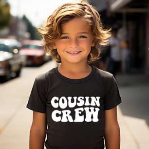 Camiseta Cousin Crew   Crianças Unisex Familiares De Corres